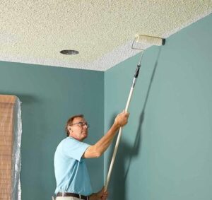 popcorn ceiling steam clean tips