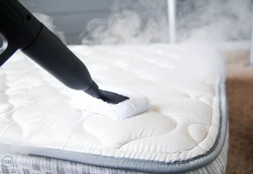clean your mattress with a steamer